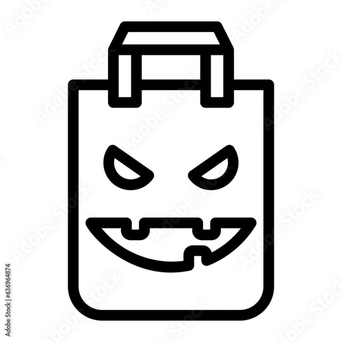 bag line icon