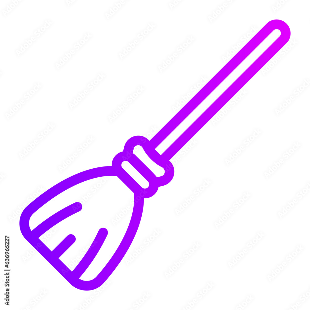 broom gradient icon broom gradient icon