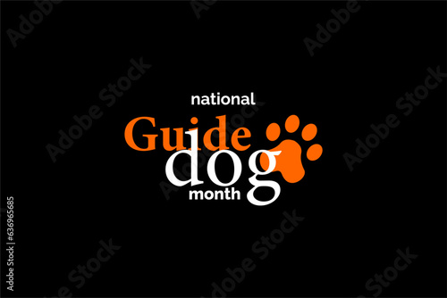National Guide Dog Month