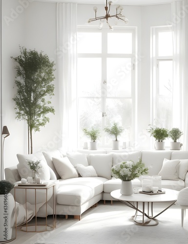 Simple and chic living room