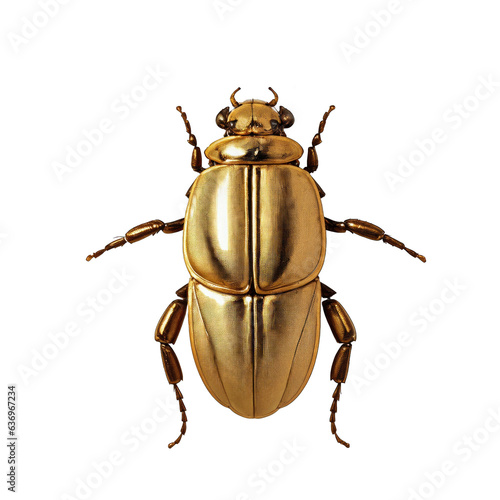 fantasy beetle, transparent PNG, generative ai