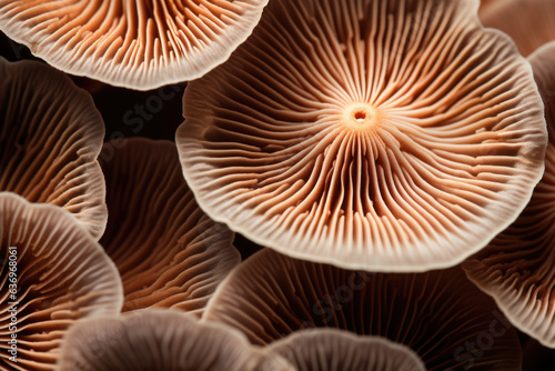 Mushroom's Underside Close-Up