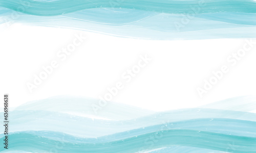 Hand painted light blue watercolor background. Watercolor with copy space
