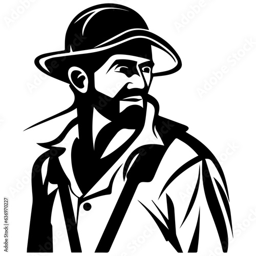 Man with fishing rod