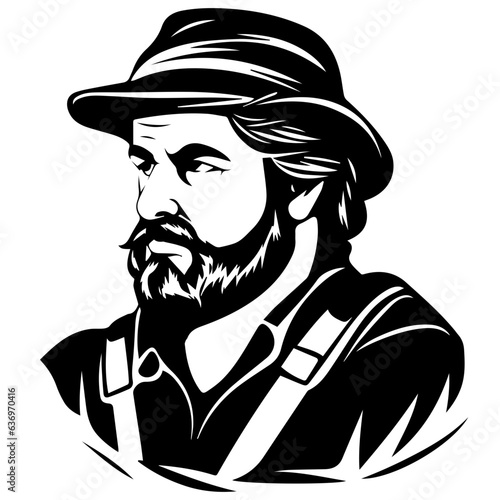 Man with fishing rod