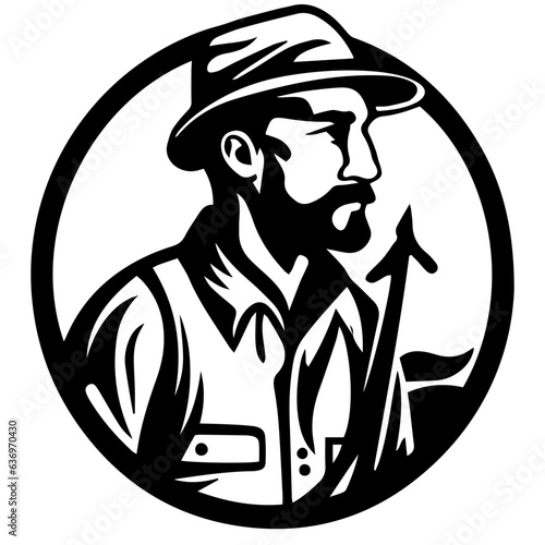 Man with fishing rod