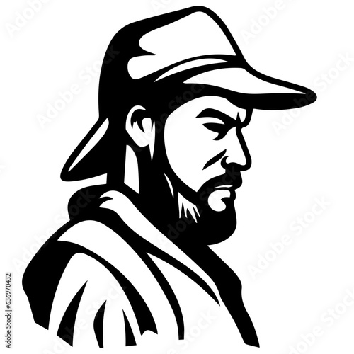 Man with fishing rod