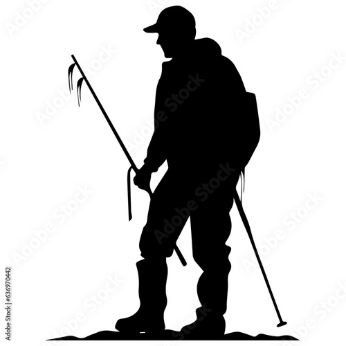 Man with fishing rod