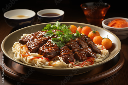 Traditional Chinese Noodle Twist. 