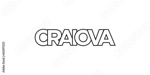 Fotografie Craiova in the Romania emblem