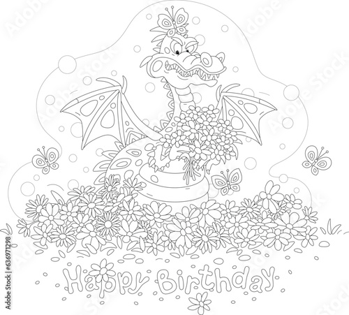 Happy birthday card with a ...
