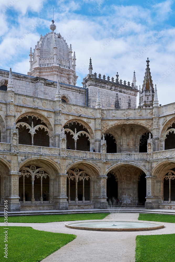 Jerónimos Monastery, Lisbon, Portugal, the summer of 2023.