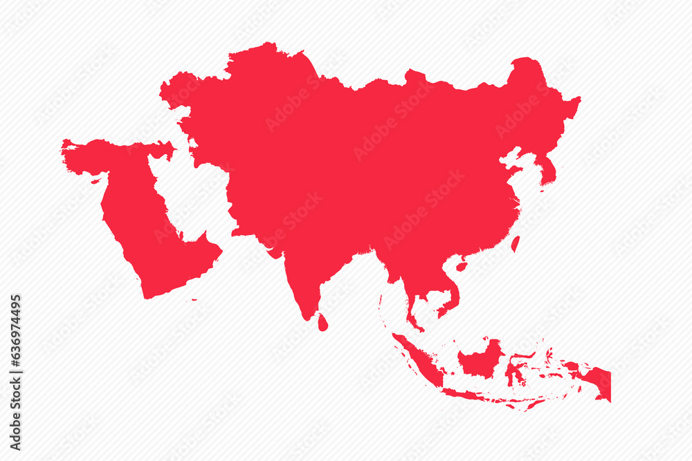 Abstract Asia Simple Map Background Abstract Asia Simple Map Background
