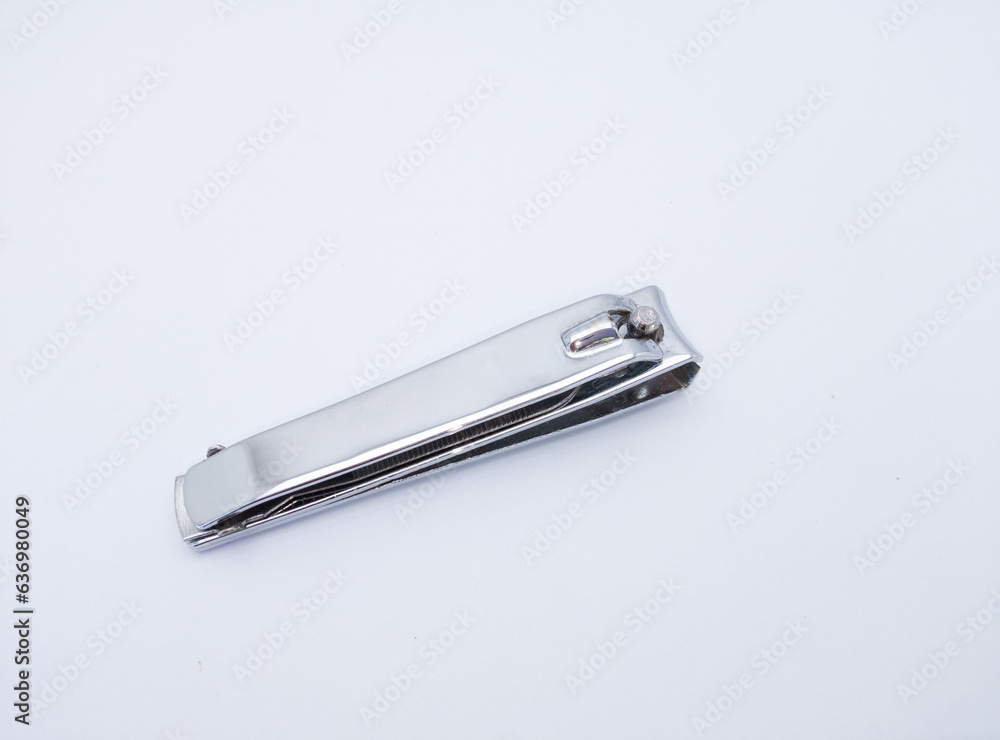 Nail clippers isolated on white background Nail clippers isolated on white background
