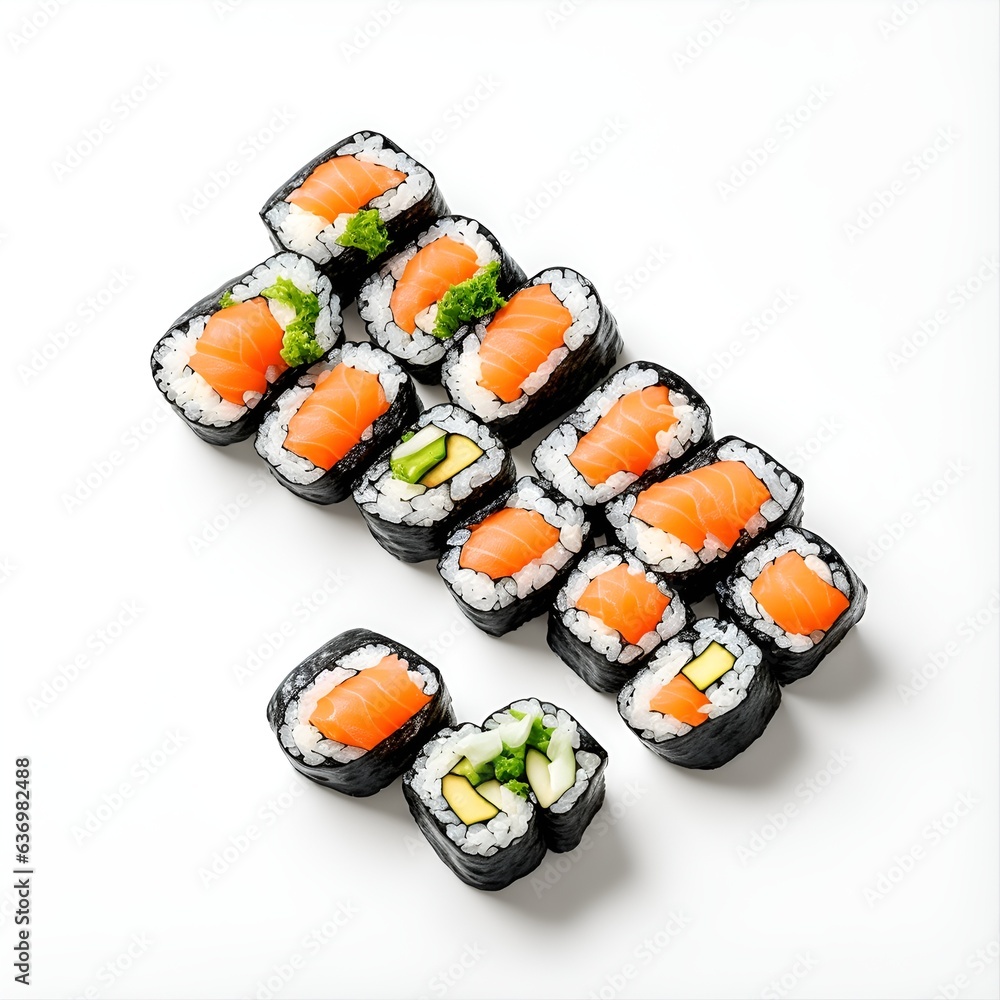 sushi and chopsticks sushi and chopsticks