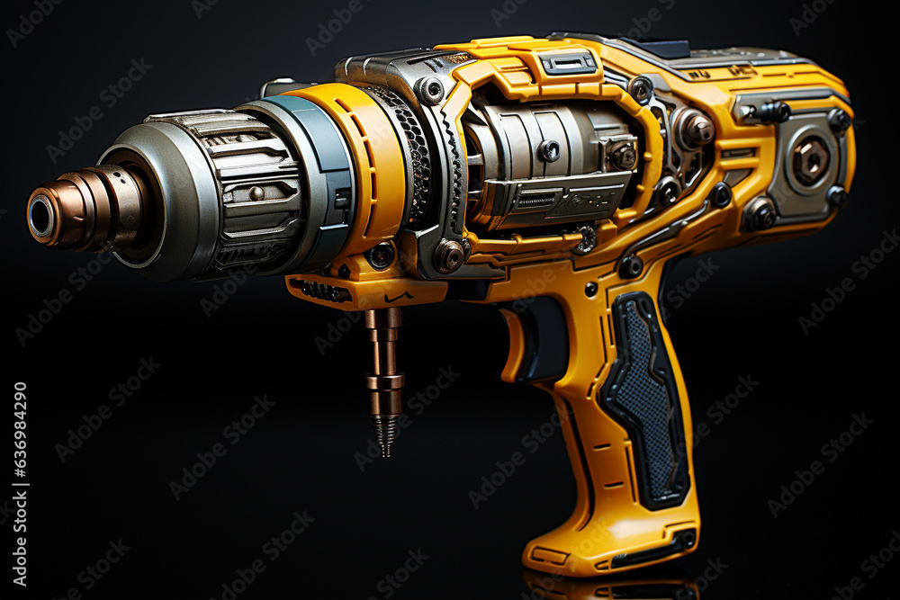 screwdriver on black background. screwdriver on black background.