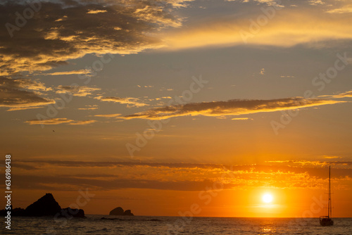 Coucher de soleil Mexique Mazunte