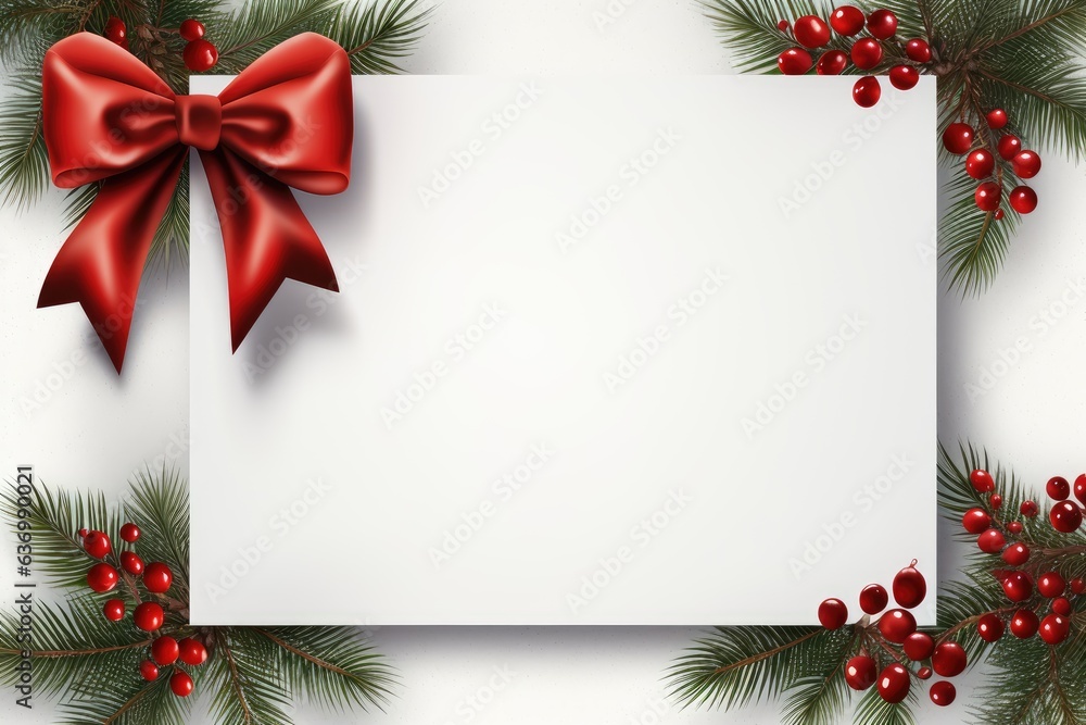 christmas frame with fir branches and decorations christmas frame with fir branches and decorations