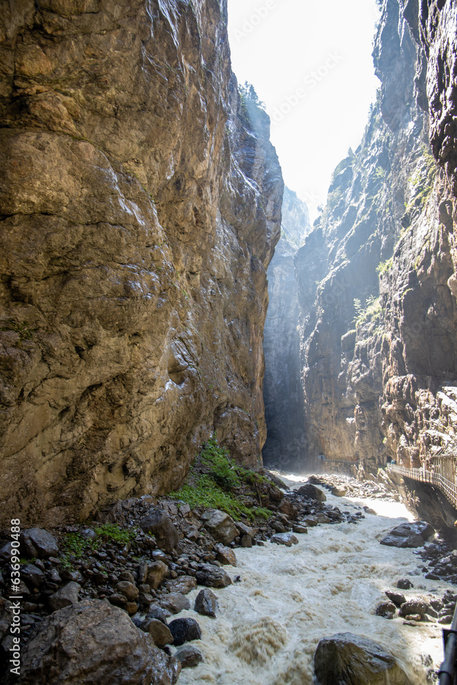 Obraz premium Gletscherschlucht