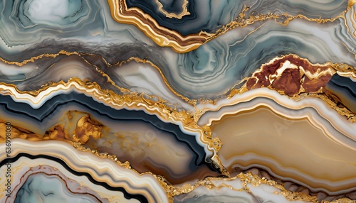 texture of the stone Marbled Agate Wall Mural