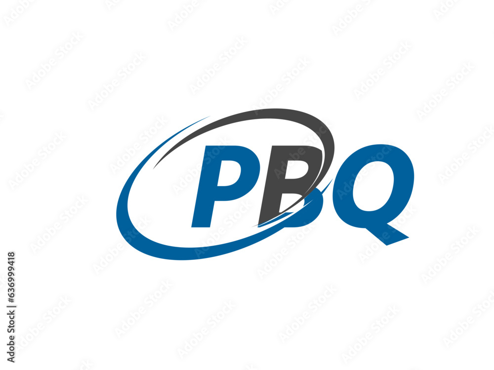 PBQ letter creative modern elegant swoosh logo design PBQ letter creative modern elegant swoosh logo design