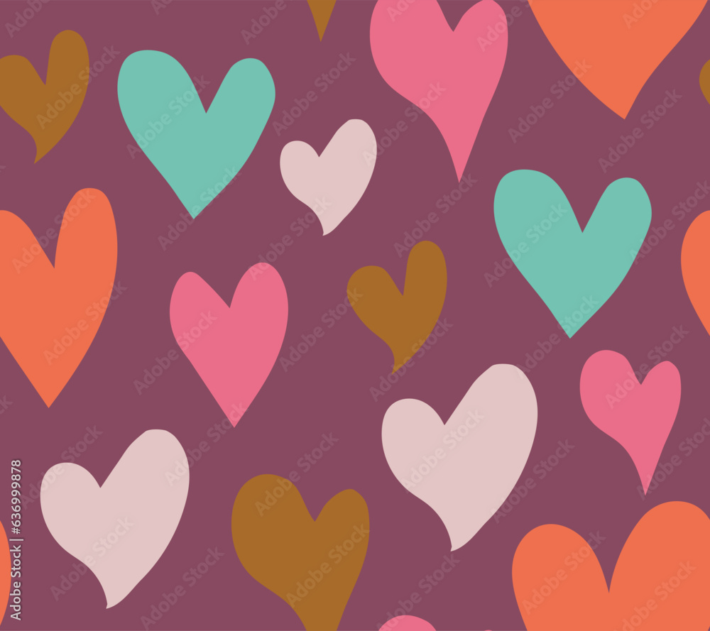 Love seamless pattern Love seamless pattern
