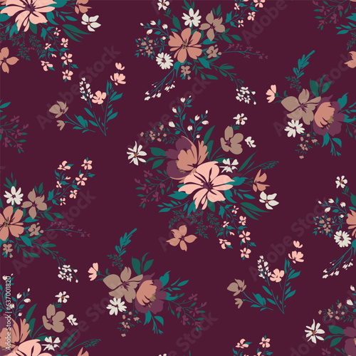 Summer fashion seamless pattern for dress
