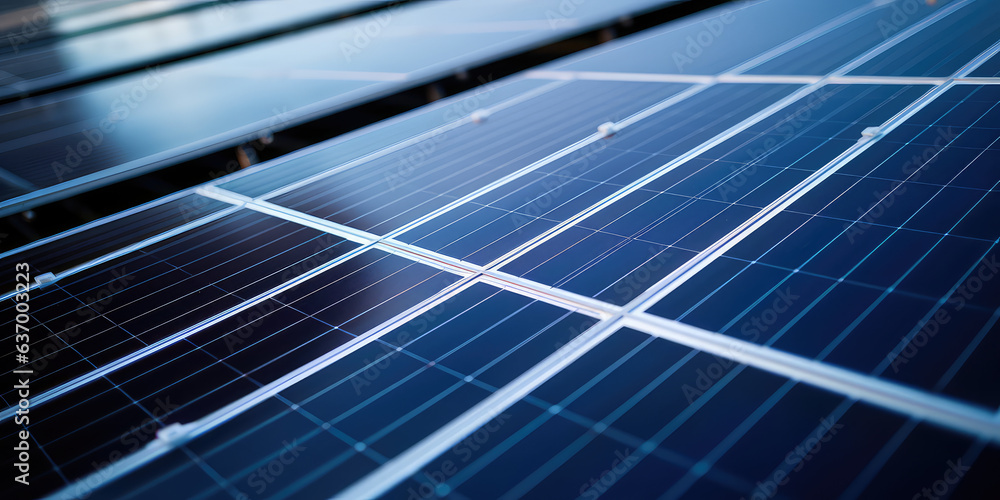 A close-up of the surface of the solar panel. Green energy, eco-friendly, solar panels. A close-up of the surface of the solar panel. Green energy, eco-friendly, solar panels.
