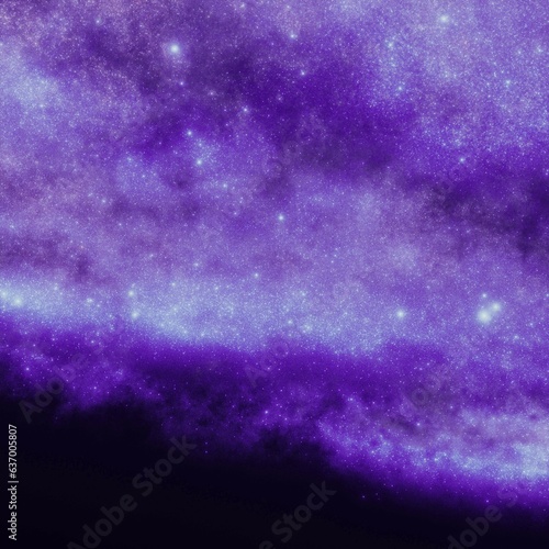 Colorful Galaxy Backdrop. Starry ight  infinite universe  milky way.