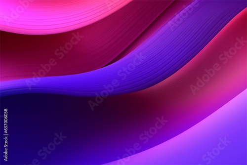 Abstract background with colorful curved lines in purple and magenta colors