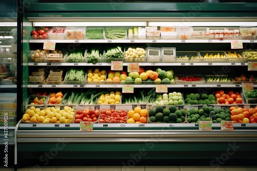 スーパーの生鮮食品売り場イメージ01