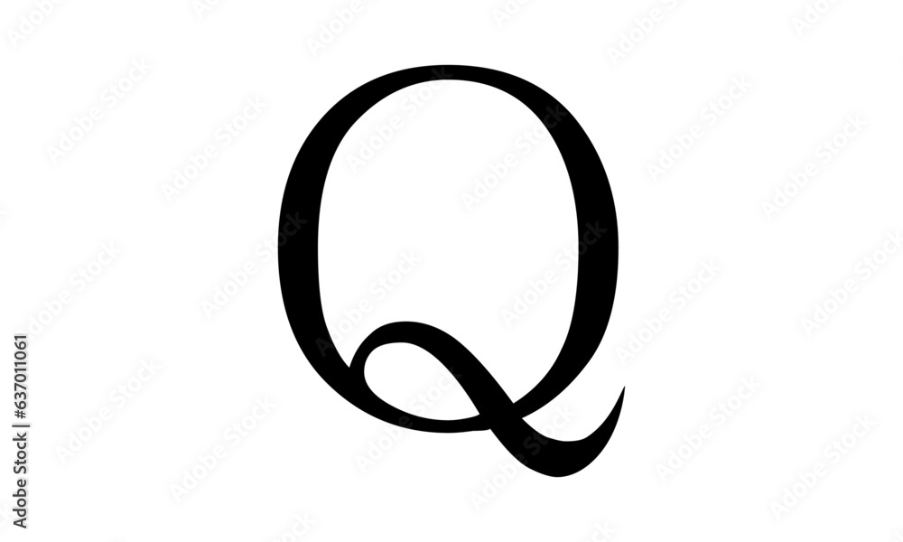 Initial Letter Q Logo Initial Letter Q Logo