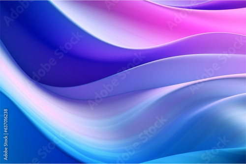 Abstract background with smooth lines in blue, purple and pink colors