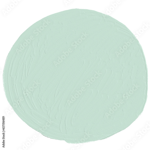 Brush stroke painting isolated on transparent background