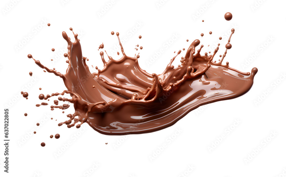 Chokolate splash isolated on transparent background Chokolate splash isolated on transparent background