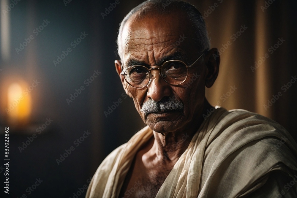 An elderly man with glasses and a shawl An elderly man with glasses and a shawl