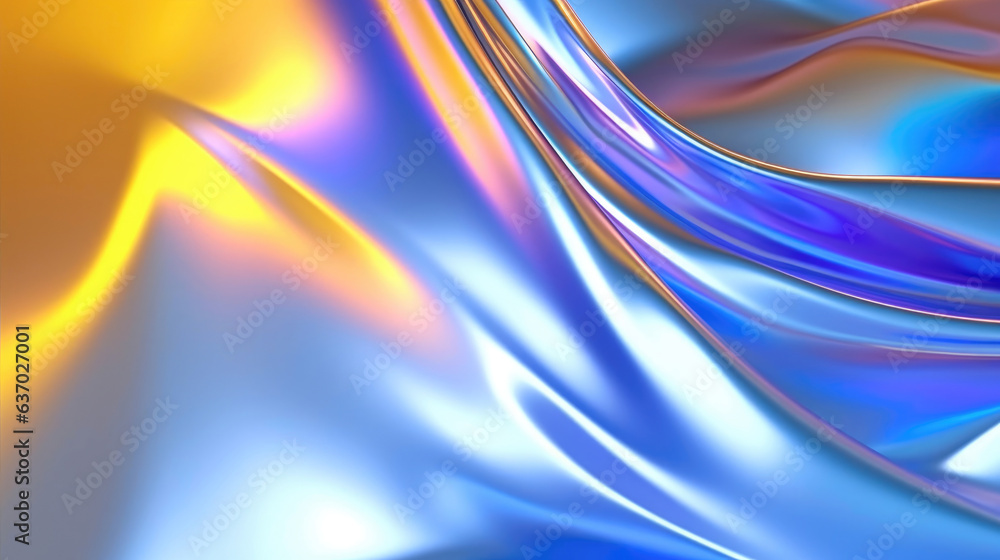 Fototapeta premium Elegant Blue and Gold Gradient