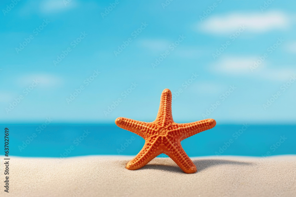 Seaside Starfish on a Clean Background Seaside Starfish on a Clean Background