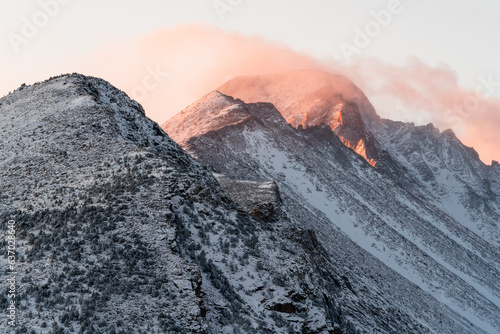 Sunrise on Longs Peak - Colorado photo