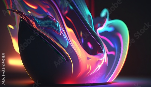 Holographic gold background...