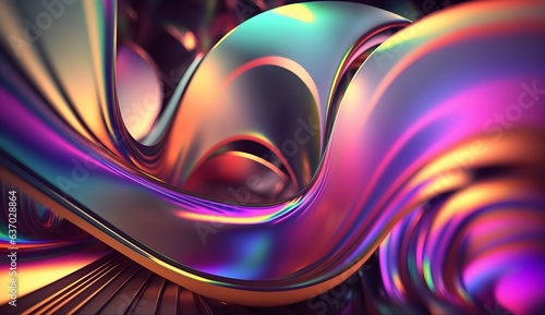 Holographic gold background...