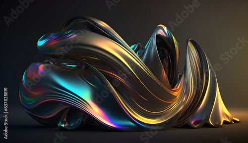 Holographic gold background...