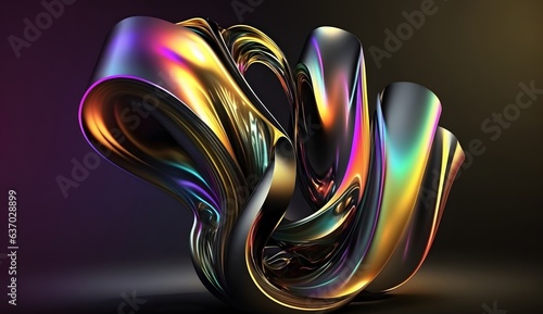 Holographic gold background...