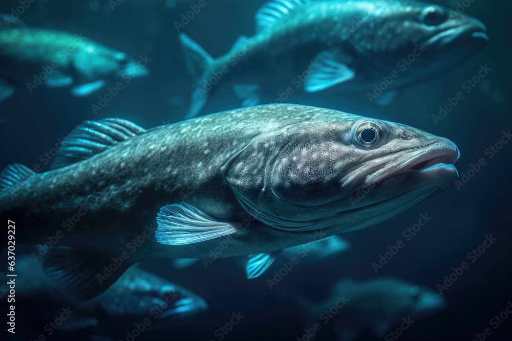 Graceful Grey Mullets in their Underwater Habitat Graceful Grey Mullets in their Underwater Habitat