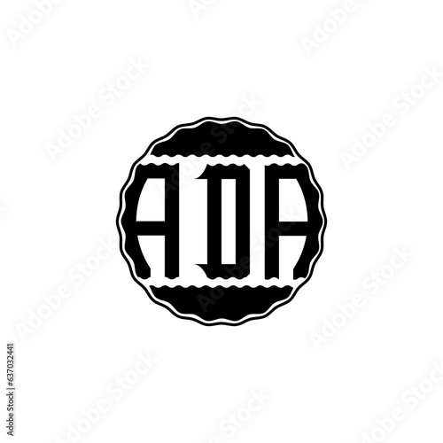 Letter Logo Design 'ADA'
