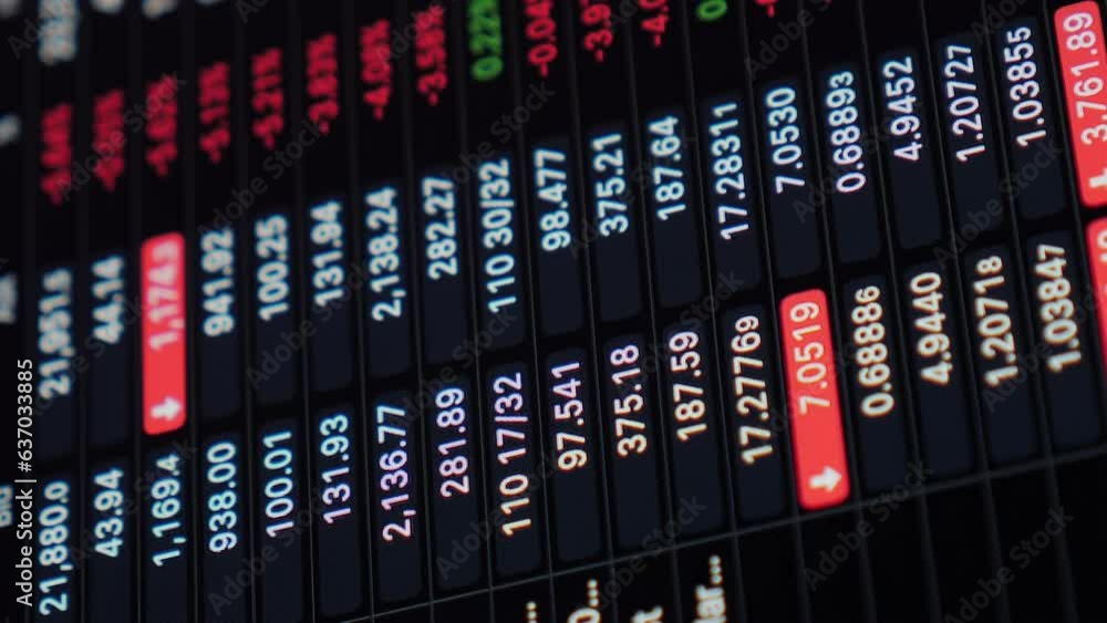 Money trade. Vertical video. Trading chart. Investing and stock market Money trade. Vertical video. Trading chart. Investing and stock market