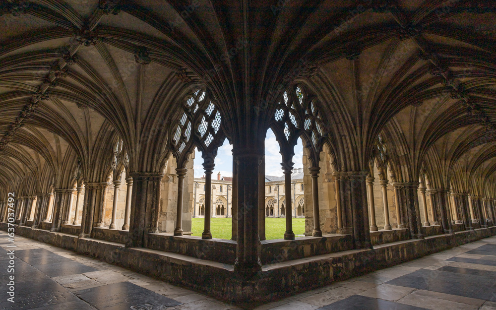 Cloisters in Norwich Cathedral