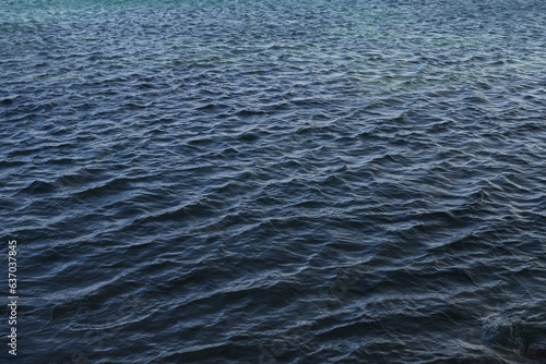 Closeup photo of mediterranean sea water in a shade