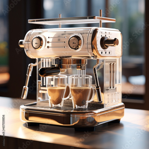 Coffee machine. Generative AI.