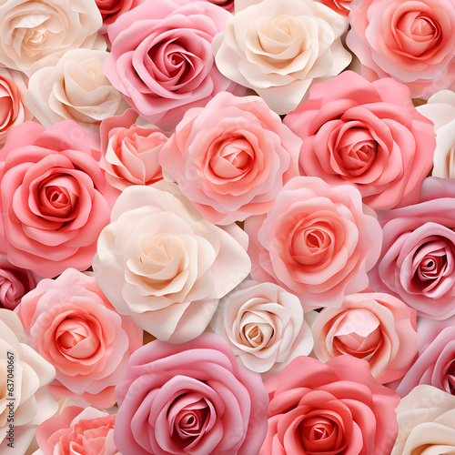 roses for wedding background